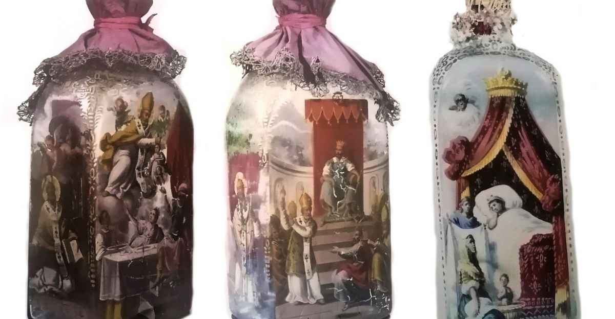 Affreschi edicole votive bottiglie della Manna l arte sacra di